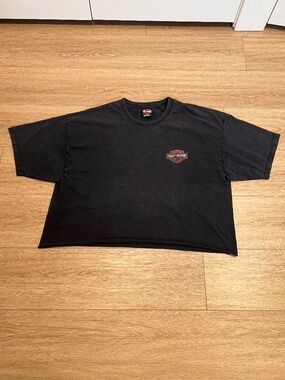 Vintage Cropped Harley-Davidson T-Shirt